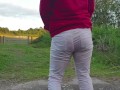 ⭐ Hot Jeans Pissing Compilation! 25 minutes of non stop pee fun and rewetting tight jeans!