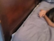 Teen doll titty fucked and BJ