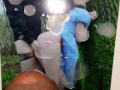 Hot Step Daughter's Ass Fucked in the Woods By Masked Strangers 