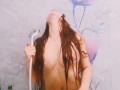 I take shower and pussy play