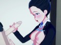 Isabella gives a great blowjob, swallows a load of cum - Promised Neverland Hentai