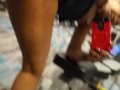Ridin Dildo in Public Gym Pussy (upclose)
