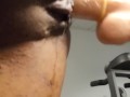 Ridin Dildo in Public Gym Pussy (upclose)