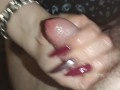 LONG POINTY RED NAILS WITH A LOT OF OIL FOR A SMALL COCK *Trailer*