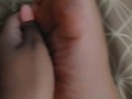 Mimi lotions legs & feet before bed 