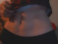 Taking off my waist trainer