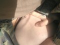 Hunt Cunt !! Petite tight pussy Milf takes dick in woods !!