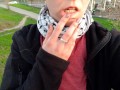 Filming myself naked on the street