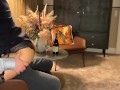 Business trip sex - boss meets secretary in suspenders in the hotel room to fuck without protection