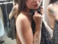 Fucked in the Mouth of a Stranger in the Dressing room of the store!