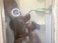 AFTER SHE FOUND MY CAM BBC SHOWER SEX AT ITS BEST !!! WITH SLIM EBONY STEP-SISTER