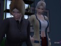 Waitress Seduces Client and They End Up Having Lesbian Sex - Sexual Hot Animations