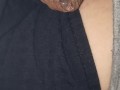 Flaccid micro penis, slow precum oozing and ending with a droplet, no hands grower, wrinkly foreskin