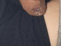 Flaccid micro penis, slow precum oozing and ending with a droplet, no hands grower, wrinkly foreskin