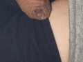 Flaccid micro penis, slow precum oozing and ending with a droplet, no hands grower, wrinkly foreskin