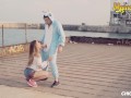 ChicasLoca - Taylor Sands Big Tits Dutch Babe Wild Outdoor Pussy Fuck At The Docks
