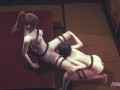 Attack on Titans Hentai Yuri - Sasha and Mikasa scissor and then Mikasa eats her pussy