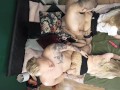 Secretaries Kate Truu and Mya Quinn Hard deepthroat orgy 2nd Part