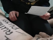 Mistress Bust's My Balls After Drawing all Over Me