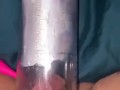 Pumping my pussy on Snapchat 