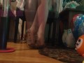 Lucky for you I've got a Sexy new pair Of HighHeels for you to Worship These Findom Feet!FootWorship