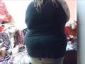 buttcrack putting clothes away
