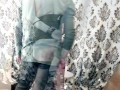 Naughty MILF bitch gives blowjob in handcuffs while kneeling! Real total orgasm control!