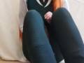 Cosplay Sexy Mary Jane Spidergirl play with a dick toy with his tits - titjob cumshot ASMR 
