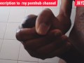Edging Orgasm in Public Toilet, BBC Cum Compilation