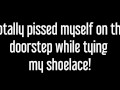 ⭐ Girl Casually Pissing Herself While Tying Her Shoelace!