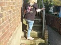 ⭐ Girl Casually Pissing Herself While Tying Her Shoelace!