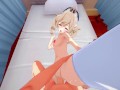 Barbara gets POV side fucked then given a missionary creampie - Genshin Impact Hentai