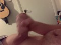 Man Wanking Hard Cock