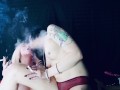 Smoking Fetish Topless Cigarette with hot and horny Milf & mature model FULL SCENE FREE ON MY OF