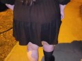 Bbw stroll in park