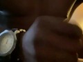 Big black cock stroking 