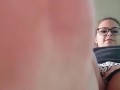 POV Tiny Foot Slave Gets Crushed