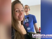 Lelu Love breaking down during colonoscopy prep week in between sexy & fun behind the scenes action