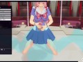 [CM3D2] - The Future Diary hentai, Yuno Gasai doms you on stage