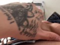 Solo male masterbates fast and slow rubbing thick white cock moaning and wanting some help
