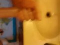 Big White Dick in bathroom masturbation
