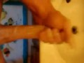 Big White Dick in bathroom masturbation