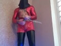 Master Californialatex and Mistress Katrix get face fuck in amazing latex outfit