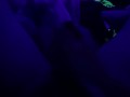 Jerking Off with the black light on 