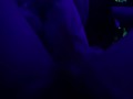 Jerking Off with the black light on 