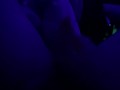 Jerking Off with the black light on 