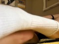 White Sock Pussy Tease