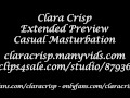 Extended Preview: Casual Masturbation In Shorts, Tank and Socks