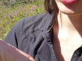 Monday he cum in my mouth in the woods