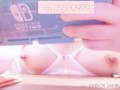 乳首への刺激に我慢しながらゲームで遊びました